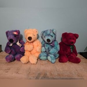 TY Teddy Bear Beanie Buddy Set